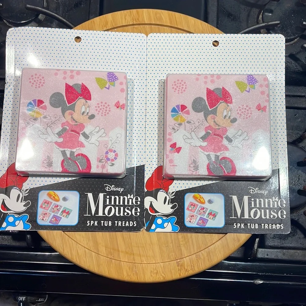 Disney Minnie Mouse Tub Treads 2 Sets of 5 New in Package If